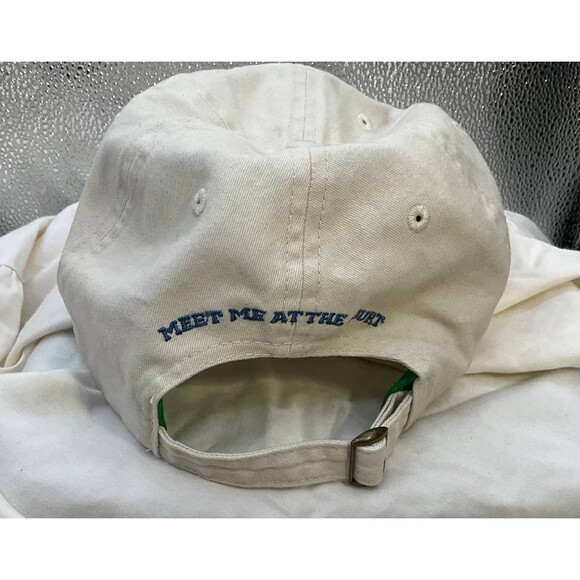 Pickleball Varsity Baseball Cap Meet Me At The Court Adjustable Size Hat - Picture 3 of 5